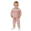 CARLA - Rosa trøje i 100% baby alpaca