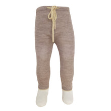  CECIL CHOCO - Brown trousers in 100% baby alpaca