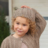 Little Llama - Bjørn hue børnetøj brun alpaca uld strik