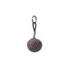 CIRCLE Key ring real pom pom