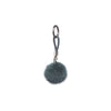 CIRCLE Key ring real pom pom