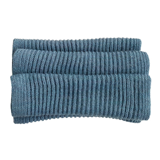 TURTLEDOVE BLUE- clunch &amp; neck tube in 100% alpaca