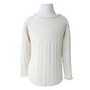 EDEN NATURAL - Off-white jumper in baby alpaca with silk