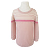 CARLA - Pink sweater in 100% baby alpaca