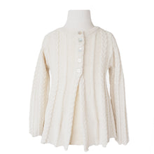  ISABELLA NATURAL- bluse A-form i babyalpaca & silke